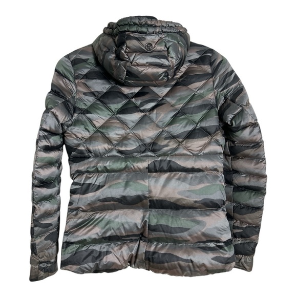 Lululemon Fluffin Awesome Coast Camo Butter Pink Down Jacket Size 8 - Picture 3 of 13